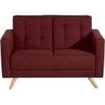 Rote Max Winzer Zweisitzer-Sofas aus Massivholz Breite 100-150cm, Höhe 50-100cm, Tiefe 50-100cm 2 Personen 