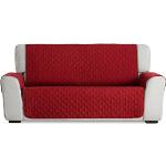 Rote Gesteppte Sofabezüge 3 Sitzer 