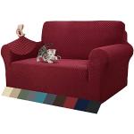 Reduzierte Bordeauxrote Karo Moderne Sofabezüge 2 Sitzer aus Polyester 