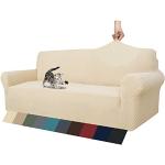 Reduzierte Hellbeige Karo Moderne Sofabezüge 3 Sitzer aus Polyester 1-teilig 