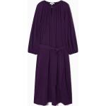 Violette COS Maxi Maxikleider mit Knopf aus Baumwollmischung für Damen Größe M 