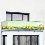 Maximex Balkon-Sichtschutz mit Schmetterlings-Motiv, 5 m - 4008069030927