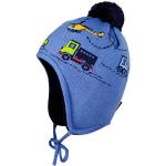 Marineblaue Maximo Caps für Kinder & Cappies für Kinder aus Denim für Babys 