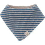 Reduzierte Blaue Gestreifte Maximo Dreieckstücher für Kinder & Sabbertücher für Kinder mit Klettverschluss aus Baumwolle 