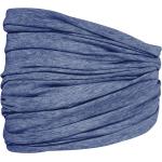 Blaue Melierte Multifunktionstücher & Schlauchtücher aus Jersey 