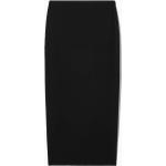 Schwarze COS Maxi Maxiröcke mit Reißverschluss aus Baumwollmischung für Damen Größe M für den für den Herbst 