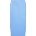Hellblaue COS Maxi Maxiröcke mit Reißverschluss aus Baumwollmischung für Damen Größe S für den für den Herbst 