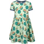 Reduzierte Bunte Kurzärmelige Kinderkleider A-Linie mit Melonenmotiv aus Baumwolle für Mädchen Größe 98 