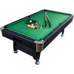 Maxstore 7 ft Pool Billardtisch Premium schwarz/grün
