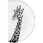 Schwarze Motiv Maxwell and Williams Runde Teller 20 cm mit Giraffen-Motiv aus Keramik 