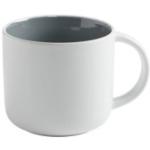 Dunkelgraue Maxwell and Williams Kaffeebecher 450 ml aus Porzellan mikrowellengeeignet 6-teilig 