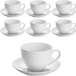 MaxwellundWilliams Kaffeetassen Cashmere Teetasse, Porzellan, 6 Tassen und Untertassen 280ml 12-teilig