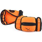 MaxxMMA Verstellbare Gewichtshandschuhe, 0,9 kg Set - Abnehmbares Gewicht (2 x 0,2 kg pro Handschuh) für Sculpting MMA Kickboxen Cardio Aerobic Handgeschwindigkeit Koordination Schulterstärke (Orange)