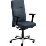 Blaue Ergonomische Bürostühle & orthopädische Bürostühle  aus Stoff stapelbar Breite 0-50cm, Höhe über 500cm, Tiefe 0-50cm 