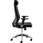 Reduzierte Schwarze Mayer Sitzmöbel Mybestmind Bürodrehstühle aus Leder höhenverstellbar Breite 50-100cm, Höhe 100-150cm, Tiefe 50-100cm 
