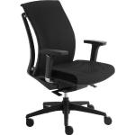 Schwarze Mayer Sitzmöbel Bürodrehstühle gepolstert Breite 50-100cm, Höhe 100-150cm, Tiefe 50-100cm 