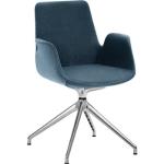 Reduzierte Hellblaue Mayer Sitzmöbel Bürodrehstühle aus Aluminium gepolstert Breite 50-100cm, Höhe 50-100cm, Tiefe 50-100cm 