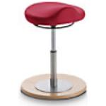 Rote Mayer Sitzmöbel 1102 Ergonomische Hocker aus Buche stapelbar Breite 0-50cm, Höhe 0-50cm, Tiefe 0-50cm 