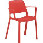 Mayer Sitzmöbel Armlehnstühle aus Kunststoff stapelbar 4-teilig 