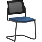 Blaue Mayer Sitzmöbel Freischwinger Stühle aus Stoff stapelbar Breite 50-100cm, Höhe über 500cm, Tiefe 50-100cm 2-teilig 