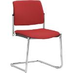 Kirschrote Mayer Sitzmöbel Freischwinger Stühle aus Stoff stapelbar Breite 50-100cm, Höhe über 500cm, Tiefe 50-100cm 2-teilig 
