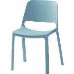 Blaue Mayer Sitzmöbel Gartenstühle & Balkonstühle aus Kunststoff stapelbar 