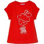 Rote Mayoral Kinder T-Shirts für Mädchen Größe 134 