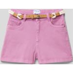 Lila Mayoral Jeans Shorts für Kinder mit Reißverschluss aus Baumwolle für Mädchen Größe 116 