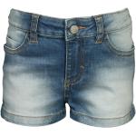 Reduzierte Blaue Mayoral Jeans Shorts für Kinder mit Knopf aus Denim für Mädchen Größe 128 