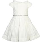 Weiße Kurzärmelige Mayoral Kinderträgerkleider aus Polyester für Mädchen Größe 122 