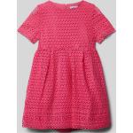 Fuchsiafarbene Mayoral Kinderkleider A-Linie mit Reißverschluss aus Polyester für Mädchen Größe 104 
