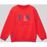 Hellrote Mayoral Kindersweatshirts aus Baumwollmischung für Mädchen Größe 128 