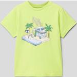 Hellgrüne Mayoral Kinder T-Shirts aus Baumwolle für Jungen Größe 104 
