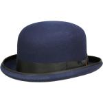 Marineblaue Elegante Mayser Melonen-Hüte aus Filz 58 für Herren Größe 3 XL 