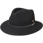 Schwarze Elegante Mayser Outdoorhüte aus Leder 57 für Herren Größe XL für den für den Winter 