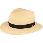 Hellgraue Mayser Panamahüte aus Stroh 58 für Herren Größe 3 XL für den für den Frühling 