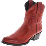 Rote FB Fashion Boots Damencowboystiefel & Damenwesternstiefel aus Leder Größe 36 