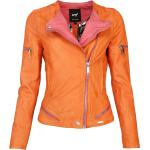 Reduzierte Orange Maze Übergangsjacken aus Leder für Damen Größe M 