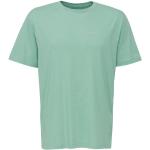 Reduzierte Türkise Langärmelige Mazine T-Shirts aus Baumwolle für Herren Größe XL 