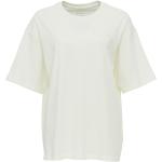 Reduzierte Weiße Langärmelige Mazine T-Shirts aus Baumwolle für Damen Größe M für den für den Sommer 