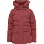 Reduzierte Rote Winddichte Mazine Winterjacken aus Polyester mit Kapuze für Damen Größe L für den für den Winter 