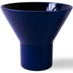 Blaue Skandinavische Große Vasen aus Keramik 