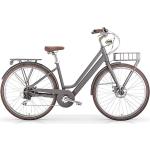 mbm Elektro-Citybike LA RUE, grau, 46 cm Matt Grau