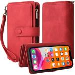 Rote Xiaomi Redmi Note 13 Pro+ Hüllen Art: Flip Cases mit Bildern aus Leder stoßfest 