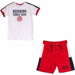 MC-T-Shirt/Shorts-Set, 3/8 Jahre Set402 Kinder REDSKINS