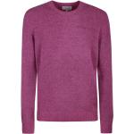 Reduzierte Pinke Bestickte MC2 SAINT BARTH Rundhals-Ausschnitt Kaschmir-Pullover aus Wolle für Herren Größe M 