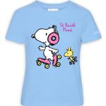 Blaue MC2 SAINT BARTH Die Peanuts Snoopy T-Shirts aus Baumwolle für Damen Größe M 