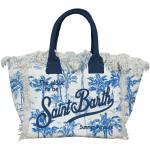 Bunte MC2 SAINT BARTH Strandtaschen & Badetaschen mit Fransen mit Reißverschluss für Damen 