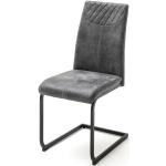 Anthrazitfarbene MCA furniture Schwingstühle matt Breite 0-50cm, Höhe 50-100cm, Tiefe 50-100cm 