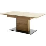 Anthrazitfarbene MCA furniture Kulissentische aus Massivholz ausziehbar Breite 100-150cm, Höhe 200-250cm, Tiefe 50-100cm 
